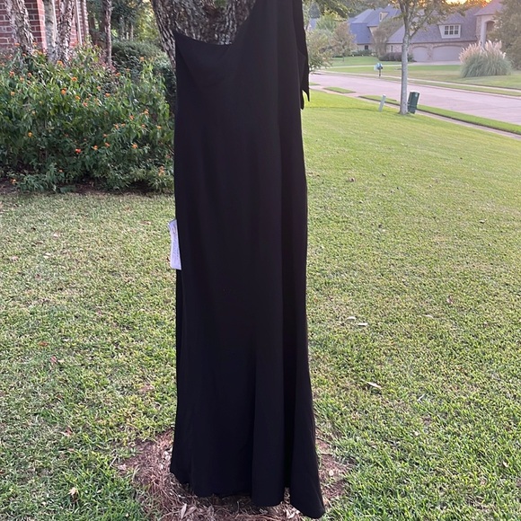 NWT Dress The Population XXL black one-shoulder gown - Picture 4 of 9